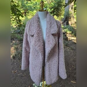 Revolve Tularosa Soft Blush Teddy Jacket